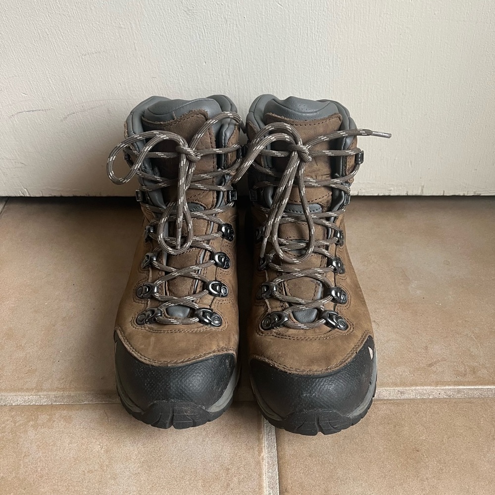 Vasque hiking boots with Vibram sole